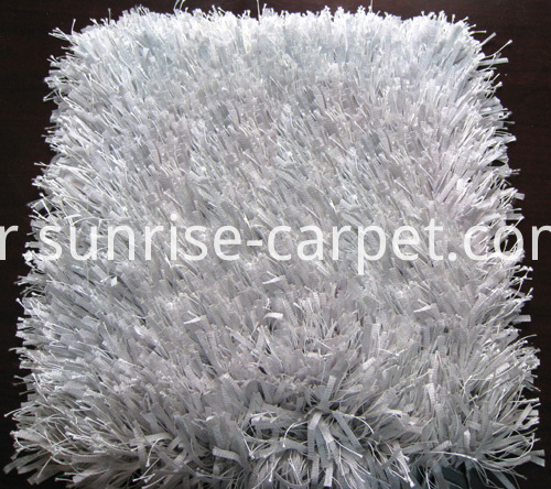 İpek ve Şerit karışımı Shaggy Halı Silk & Stripe mix Shaggy Rug